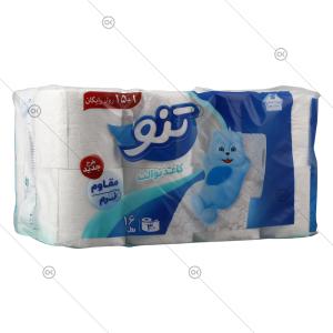 دستمال توالت 16 رول 3 لایه تنو - سه‌رخ