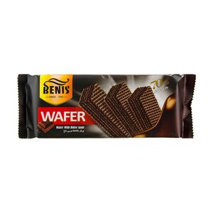 ویفر شکلات تلخ 80 گرمی بنیس