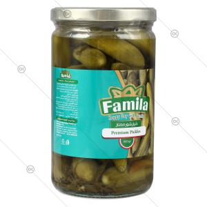 خیارشور ممتاز 640 گرمی فامیلا - سه‌رخ