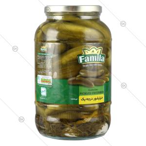 خیارشور درجه یک 1450 گرمی فامیلا - سه‌رخ