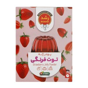 پودر ژله توت فرنگی 100 گرمی رشد
