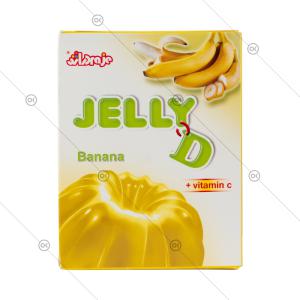 پودر ژله موز 100 گرمی جلی دی دراژه - پشت