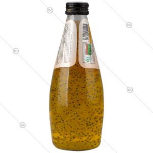 نوشیدنی تخم شربتی انبه شیشه 300 سی سی رکسوس - پشت