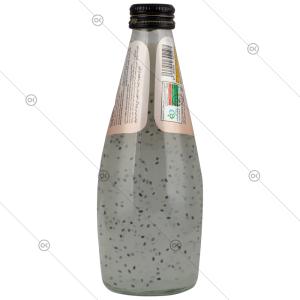 نوشیدنی تخم شربتی نارگیل شیشه 300 سی سی رکسوس - پشت