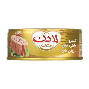 کنسرو ماهی تن در روغن گیاهی طلایی 120 گرمی لادن - روبرو