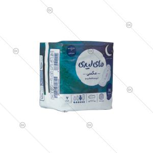 نوار بهداشتی بالدار نیمه ضخیم مشبک خیلی بزرگ 7 عددی مای لیدی - سه‌رخ