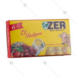 عصاره گوشت 6 عددی 60 گرمی ZER - سه‌رخ