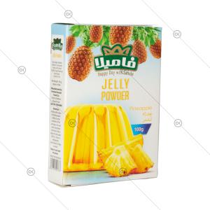 پودر ژله آناناس 100 گرمی فامیلا - سه‌رخ