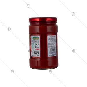 رب گوجه فرنگی شیشه 700 گرمی ZER - پشت