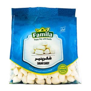 آبنبات شکر پنیر ساده 400 گرمی فامیلا