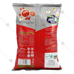 پاپ کورن با طعم سس کچاپ 55 گرمی وی نیتو - پشت