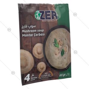 سوپ قارچ 65 گرمی ZER - سه‌رخ