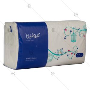 دستمال کاغذی سافت پک 250 برگ 2 لایه 1 عددی کیولین - سه‌رخ