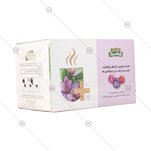 عصاره طبیعی گیاهی ویتامینه چای سبز و زعفران 14 عددی فامیلا - سه‌رخ