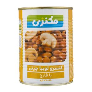 کنسرو لوبیا چیتی با قارچ 380 گرم خوشبخت