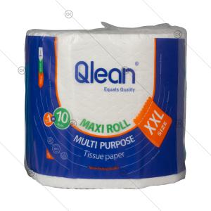 دستمال حوله ماکسی رول XXL سفید 2 لایه کیولین - پشت