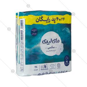 نوار بهداشتی مکسی خیلی بزرگ مشبک 4+24 عددی مای لیدی - سه‌رخ
