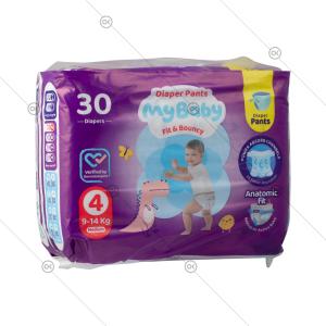 پوشک بچه سایز 4 شورتی 30 عددی مای بیبی - سه‌رخ