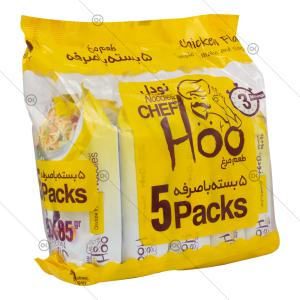 پک 5 عددی نودل مرغ 425 گرمی شف هو - سه‌رخ