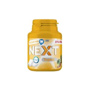 آدامس قوطی با طعم میوه های استوایی بدون شکر نکست	