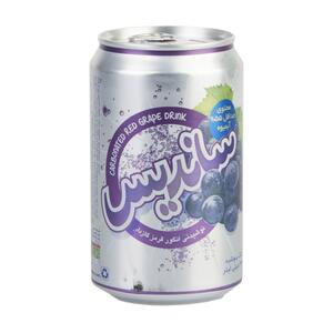 آبمیوه گازدار انگور قرمز قوطی 300 سی سی ساندیس