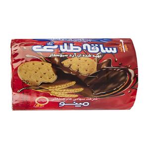 بیسکویت با روکش شکلاتی 200 گرمی ساقه طلایی مینو