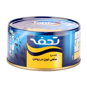 کنسرو ماهی تن در روغن گیاهی کلیددار 180 گرمی تحفه