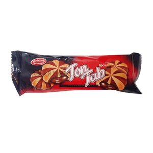 بیسکویت دو رنگ مغزدار 55 گرمی شیرین وطن