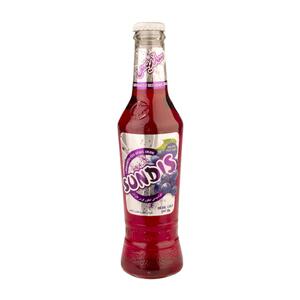 آبمیوه گازدار انگور قرمز شیشه 300 سی سی ساندیس